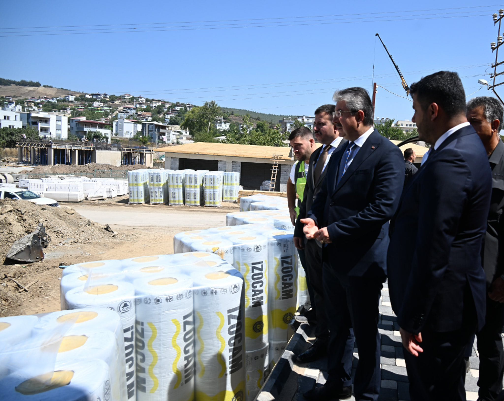 Hasanbeyli’de ki rezerv yapı alanı ve hastane inşaatlarında inceleme