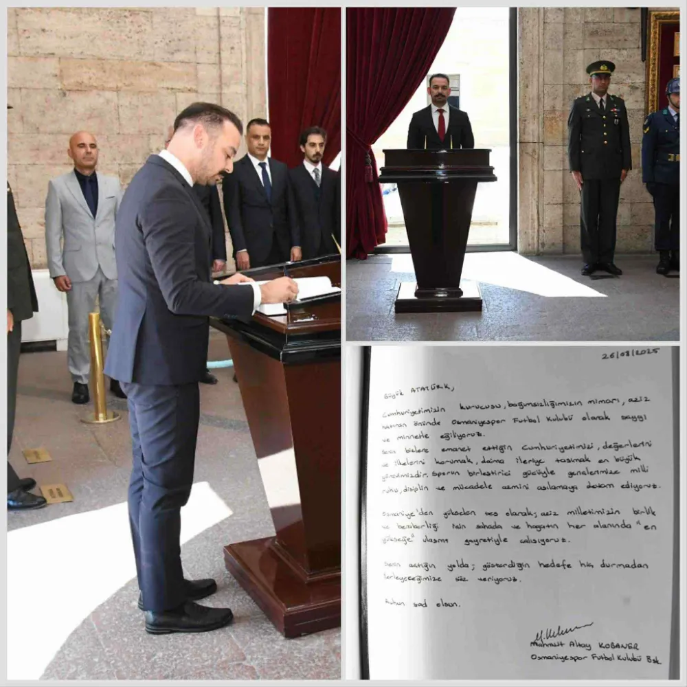 Osmaniyespor FK’dan Anıtkabir’e Ziyaret