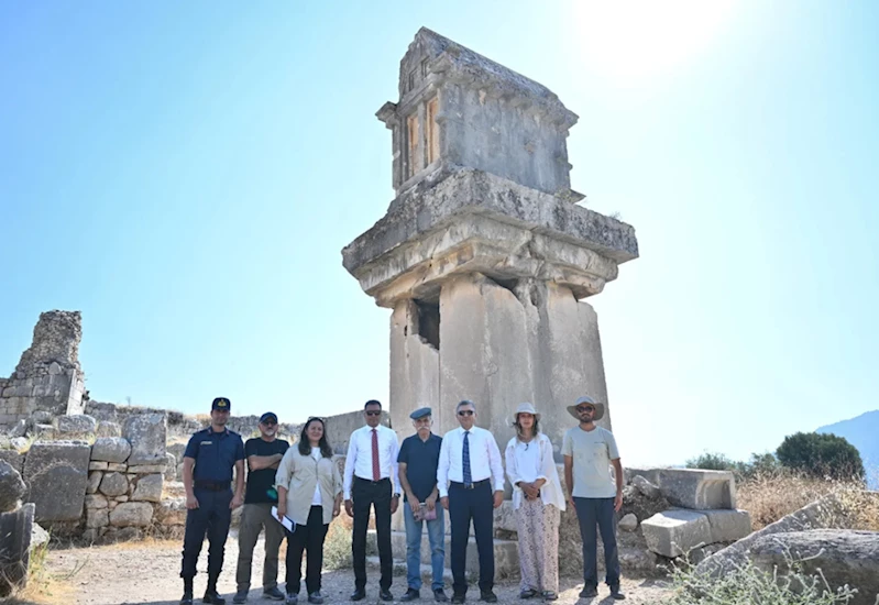 Vali Hulusi Şahin, Xanthos ve Patara antik kentlerinde incelemelerde bulundu