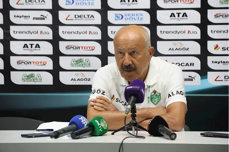 Alagöz Holding Iğdır FK-Serik Spor Futbol A.Ş. maçının ardından