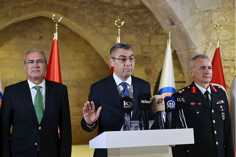 Mersin Valisi Atilla Toros, 8 aylık asayiş olaylarını değerlendirdi: