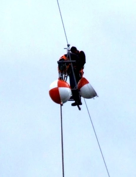 Uçak İkaz küresi yerleştiriyorlar?