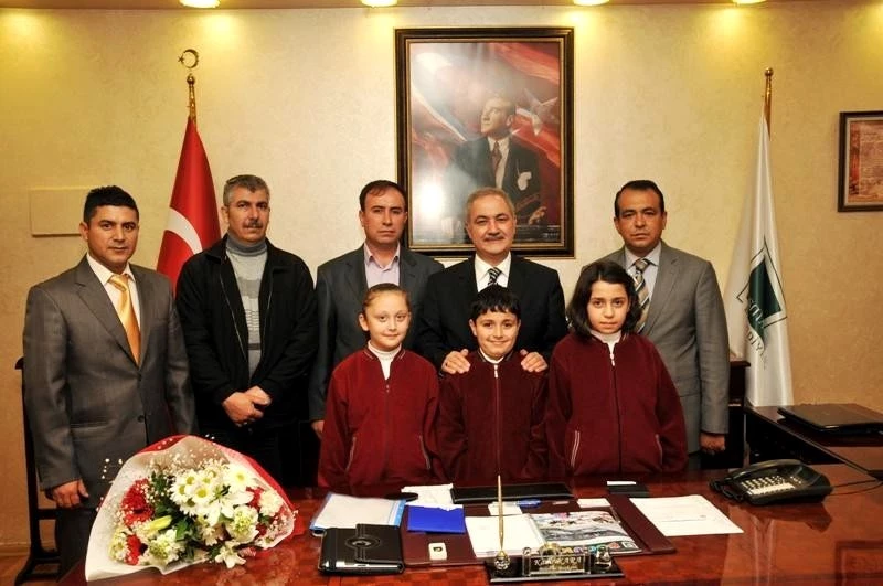 Namık Kemal İlköğretim Okulundan Başkan Kara?ya Ziyaret