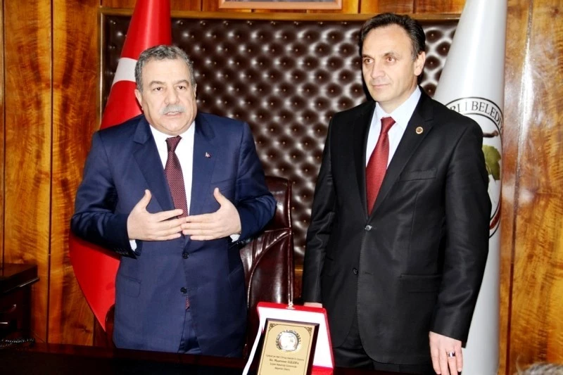 Güler, Ömerli Belediye Başkanı Altındağ?ı ziyaret etti