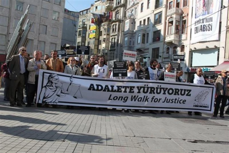 GÖP tutuklu gazeteciler için yürüdü