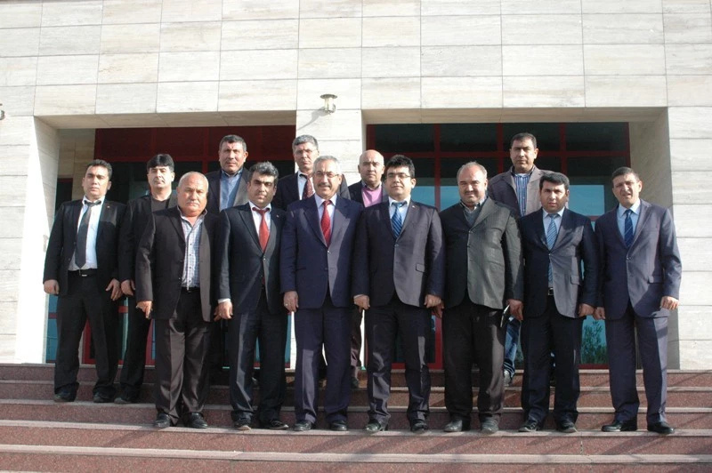 Karataşlı ve Yönetim Kurulundan Rektör Deveciye Ziyaret