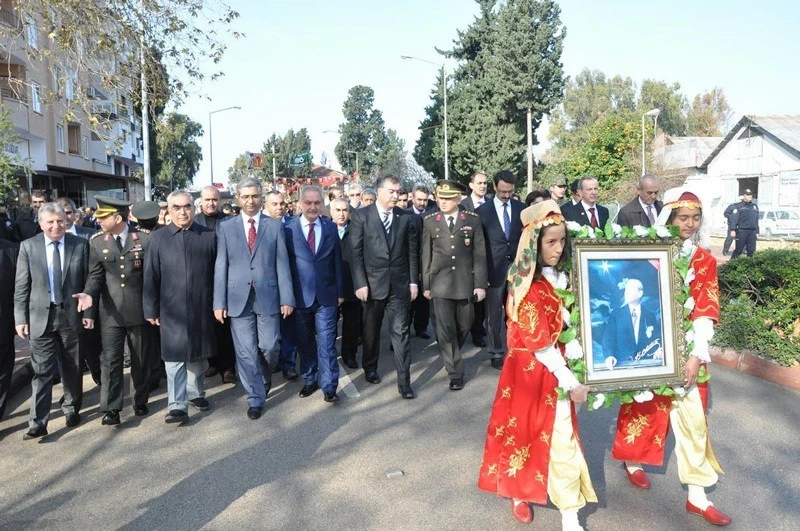 Atatürk`ün Osmaniye`ye geliş yıl dönümü kutlandı