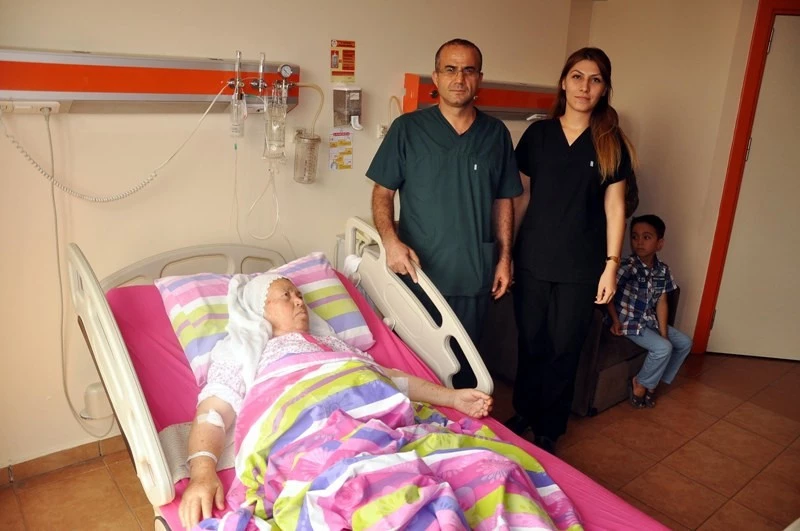 Maganda kurşunu yaşlı kadını az daha öldürüyordu