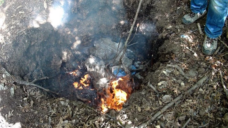 Amanoslarda PKK sığınağı bulundu