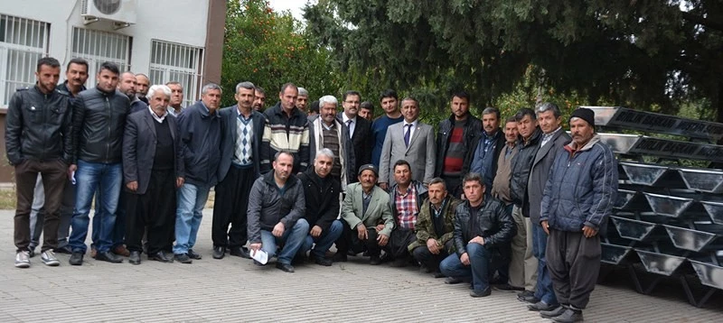 50 Yetiştiriciye Küçükbaş Hayvan yemliği dağıtıldı