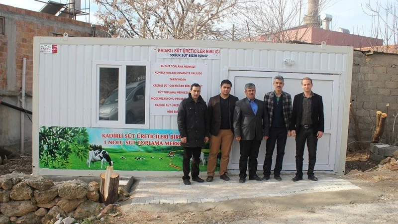 Süt Toplama Merkezleri için Konteyner yapımları tamamlandı