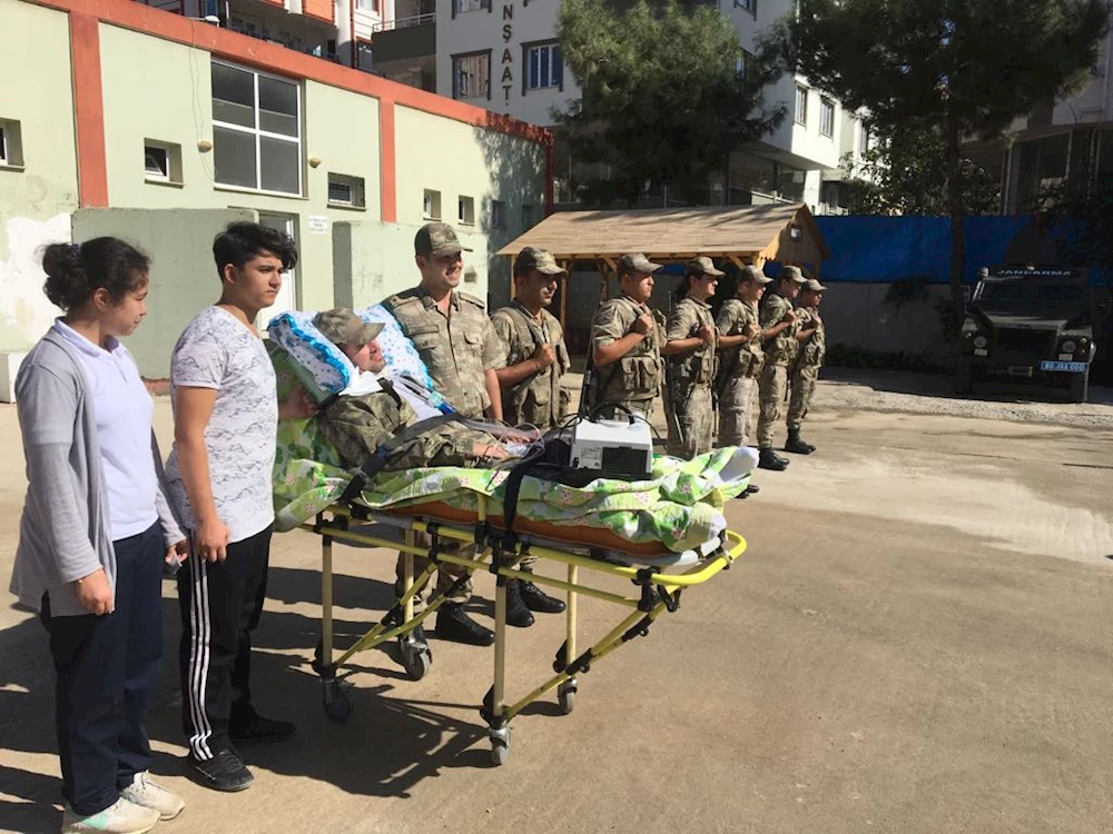 ALS hastasının askerlik hayalini jandarma gerçekleştirdi