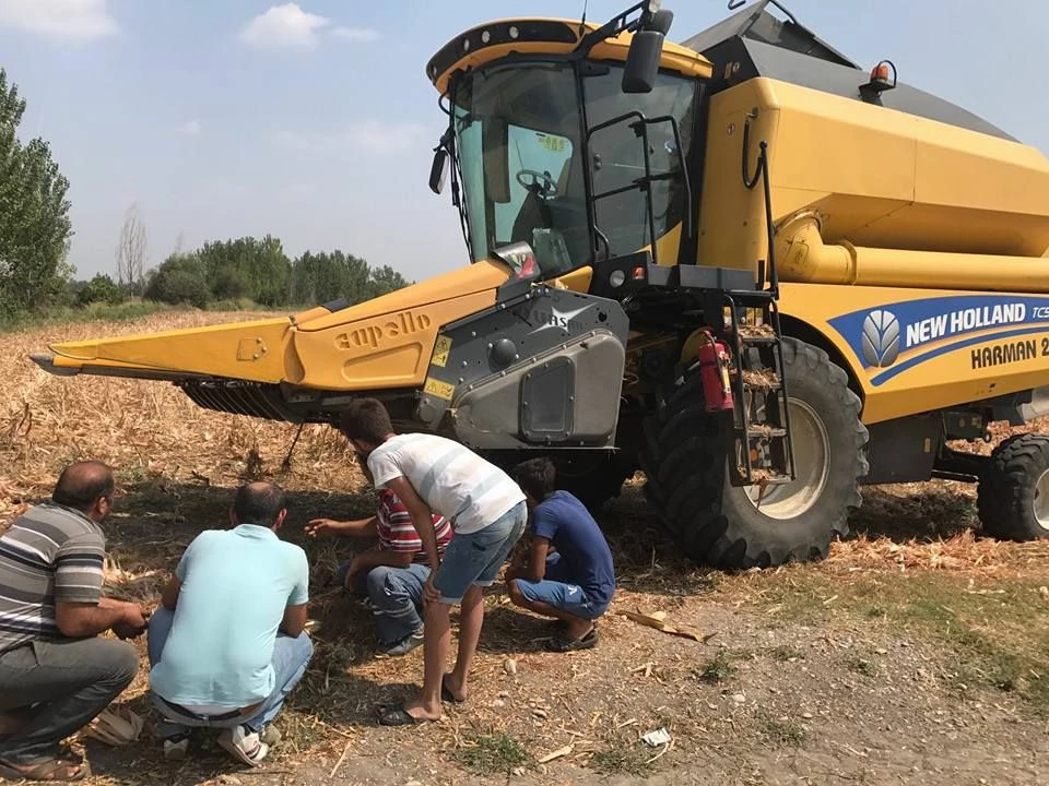 Dane kaybına karşı biçerdöver kontrolleri sürüyor