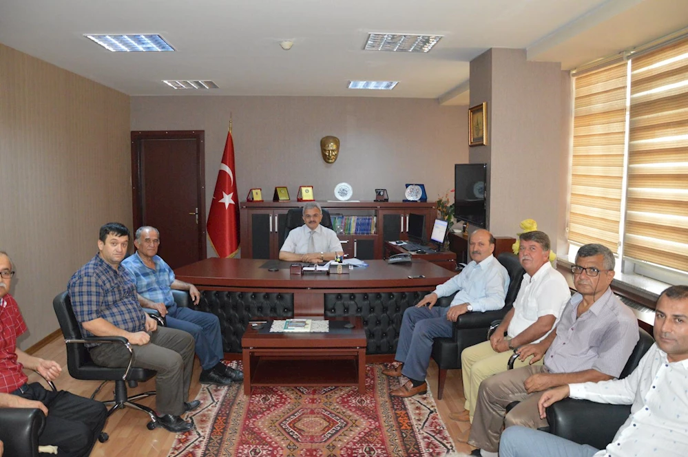 Kahramanmaraşlı Dernek Başkanları Defterdar Temiz?i Ziyaret etti