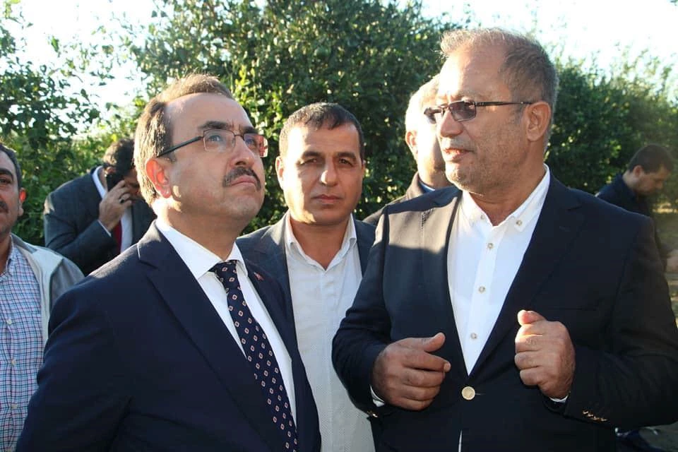 Tarım Bakanı Yardımcısı  Özkaldı? dan  Erzin Narenciye Üreticilerine Geçmiş Olsun Ziyareti