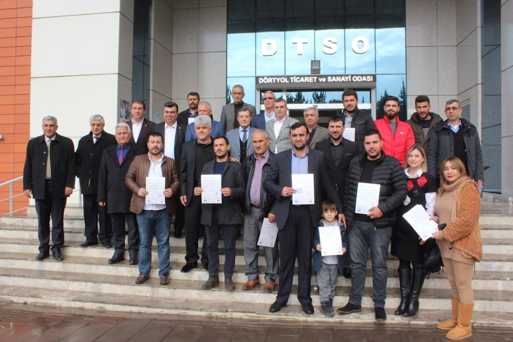 Dörtyol?da Galericilik Eğitimini Tamamlayanlar Belgelerini Aldı