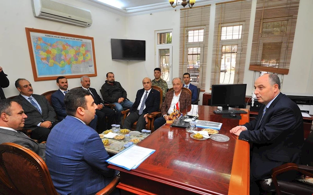 Vali Coşkun, Hasanbeyli`de Köy Muhtarlarını dinledi