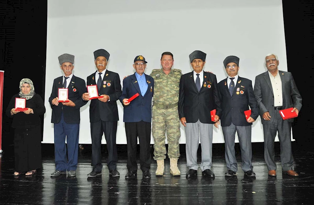 Kıbrıs Gazilerine madalya ve beratları verildi