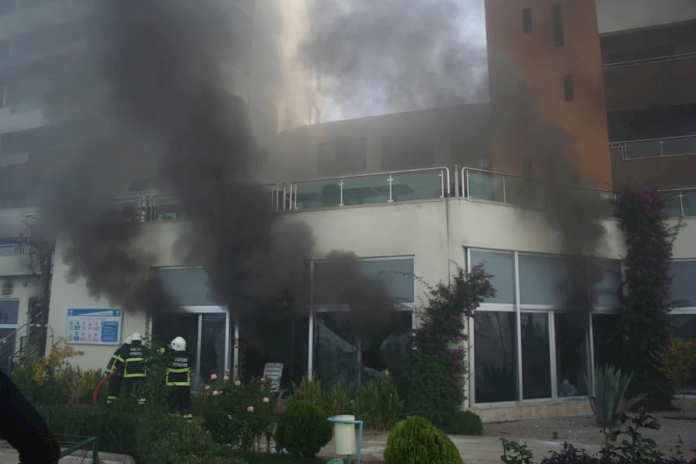 Erzin İsos Termal Otel?de  Korkutan Yangın