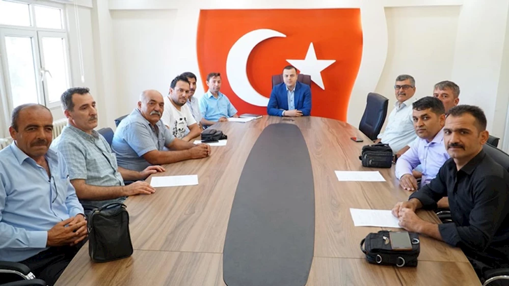 Kaymakam Kılınçoğlu, muhtarlarla toplantı yaptı