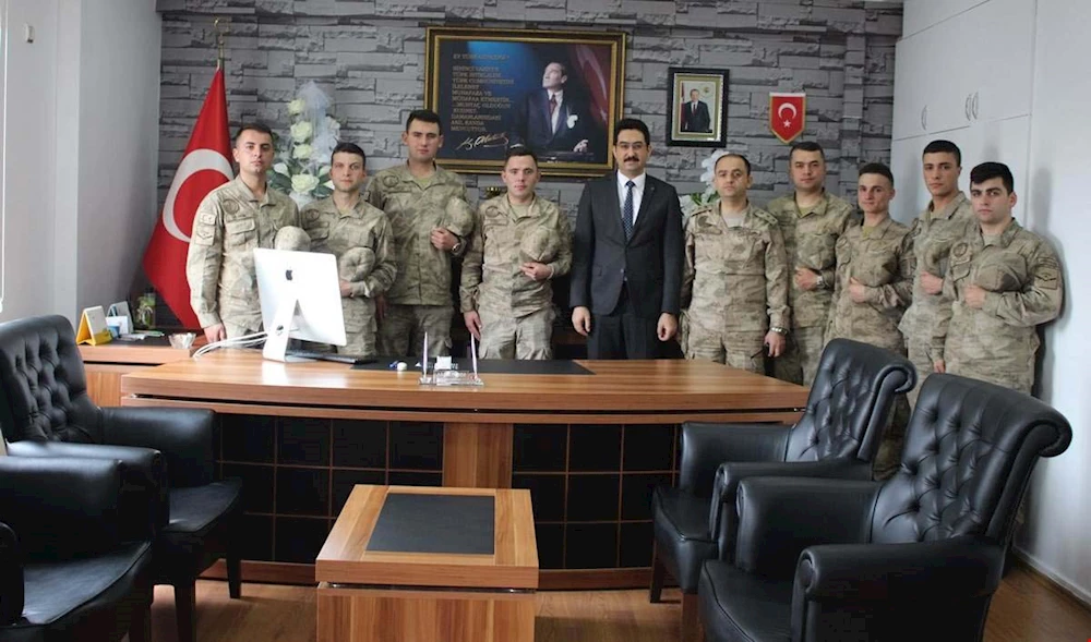 Bekçi ve Jandarma Uzman Çavuşlardan Kaymakam ziyareti