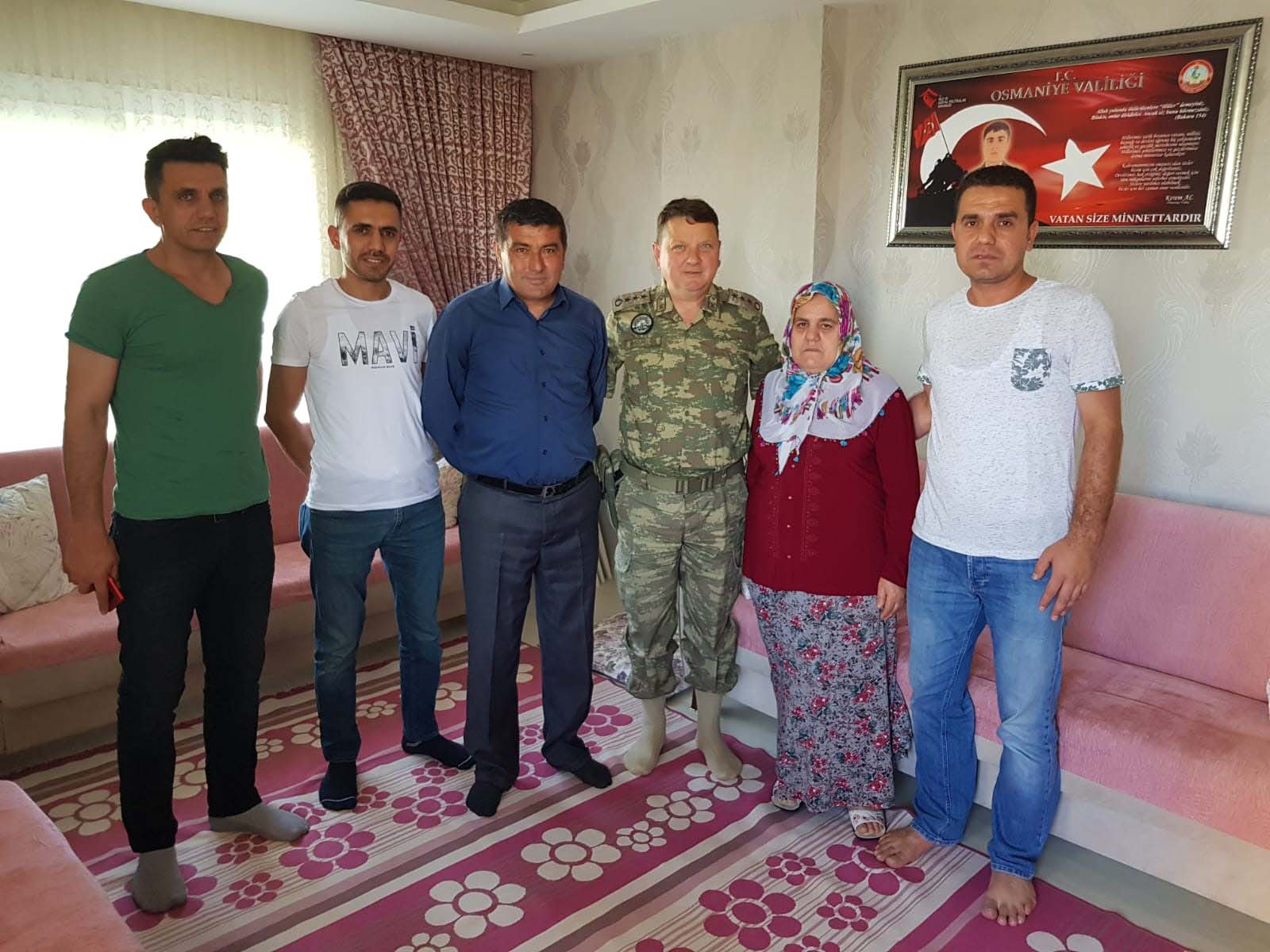 Albay Sancaktar`dan, anneler günü nedeniyle şehit ailelerine ziyaret