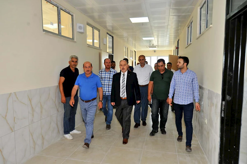 Vali Coşkun, okul inşaatlarını denetledi