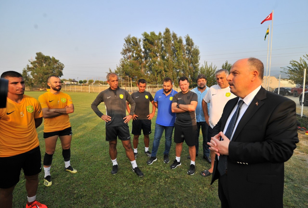 Vali Coşkun`dan Osmaniyespor FK`ya ziyaret