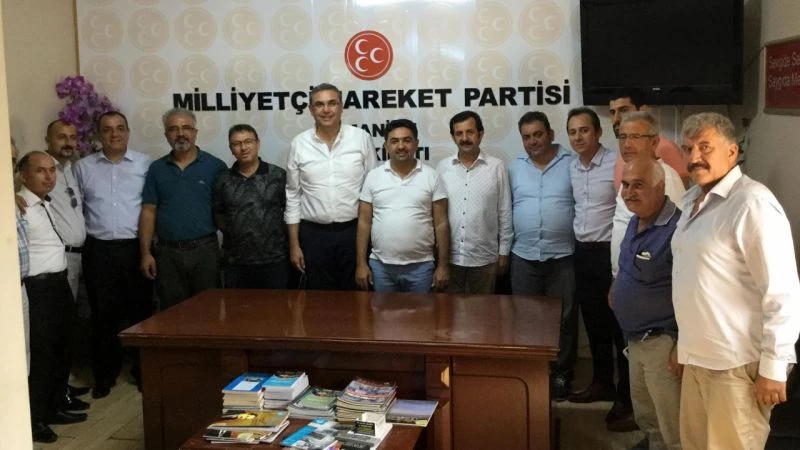 OTSO Yönetiminden MHP`li Başkana ziyaret