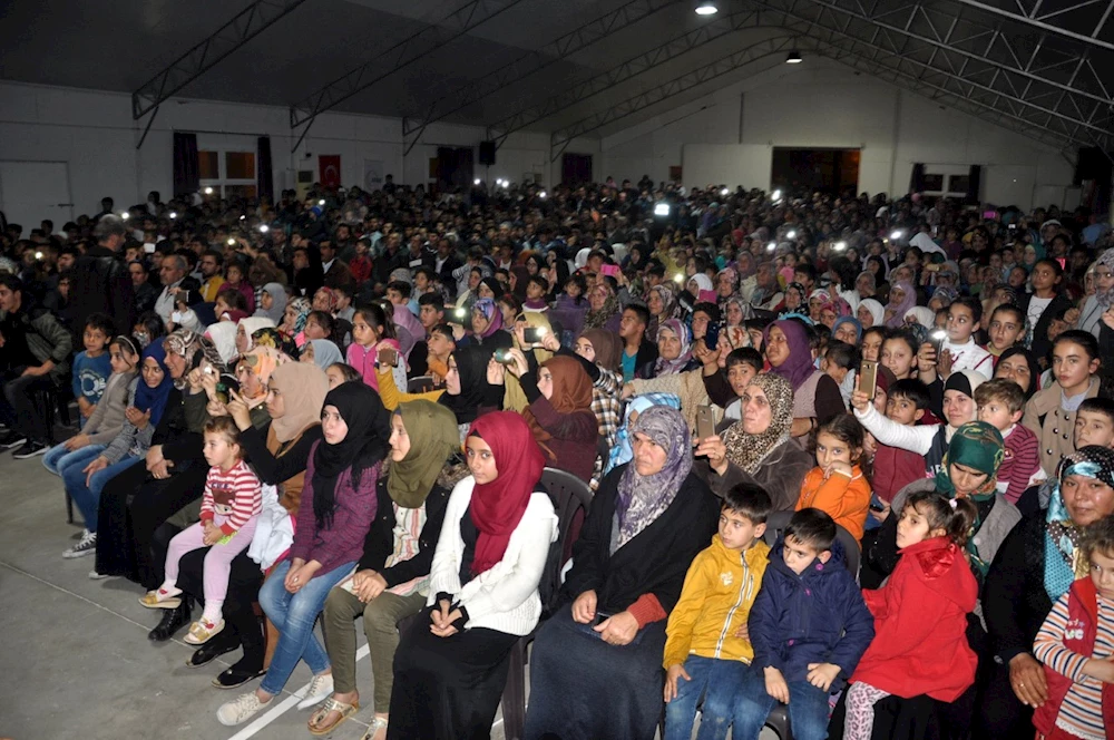 Barınma merkezinde sığınmacılar, Sarıkamış Şehitleri anıldı