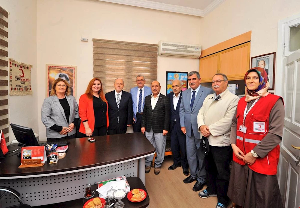 Vali Coşkun`dan Türk Kızılayı Osmaniye Şubesine ziyaret